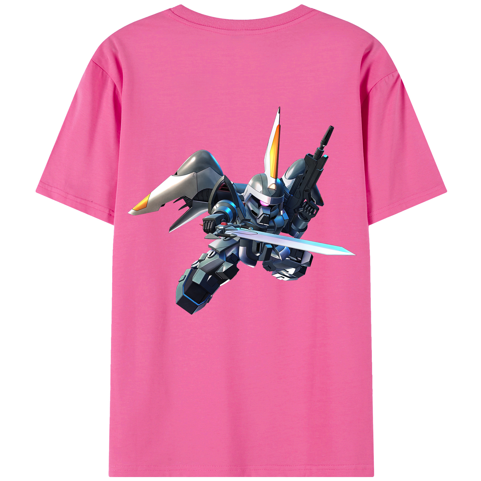 （画像用） 機動戦士ガンダム Mobile Suit Gundam レディース半袖Tシャツ(バックプリント)